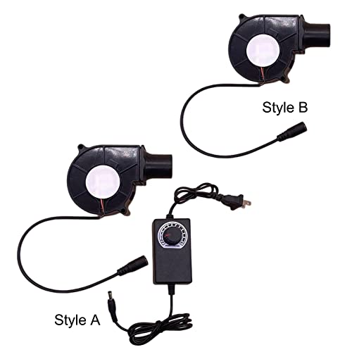 Image of Barbecue Air Blower Mini Camping Fire Stove Metal Fan for Grills Stove Tools Style A