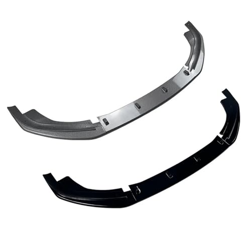 DailyJoyM Compatible for Volkswagen Golf6 6R MK6 2008-2012 Car Front Bumper Lip Chin Spoiler Splitter Black Carbon Body Kit Tuning Accessories(Glossy Black)