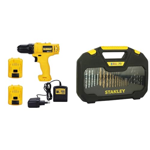 Image of DEWALT DCD700D2 12V, 10mm XR Li ion Cordless Drill Driver with 2x2.0 Ah Batteries included