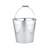 Unibos |12L Metal Bucket | Galvanised | Multipurpose Strong Steel Wooden Handle | Indoor/Outdoor | Home, Garden, Bathroom and Garden Waste - Image 7