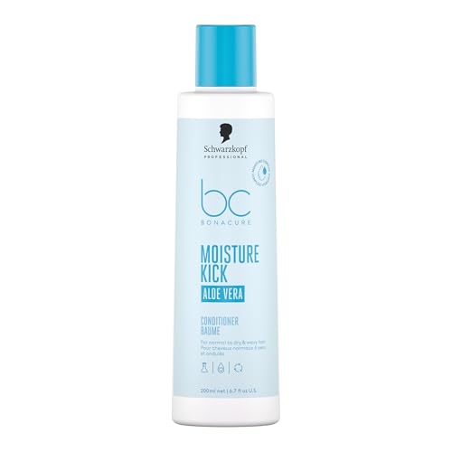 Schwarzkopf Professional Bonacure Moisture Kick Conditioner Haarspüllung Normales Trockenes Haar Vegan Glycerol Hydratisiertes Haargefühl Verbesserte Handhabbarkeit Elastizität Entwirrend 200 ml