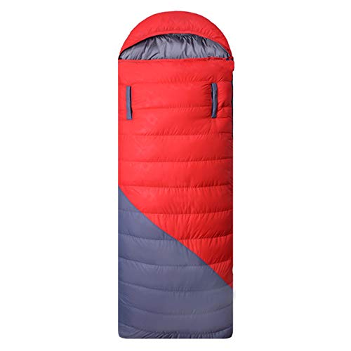 ZLWJ Adultos Exterior Gruesa Abajo del Saco de Dormir Reach out portátil Ultraligero