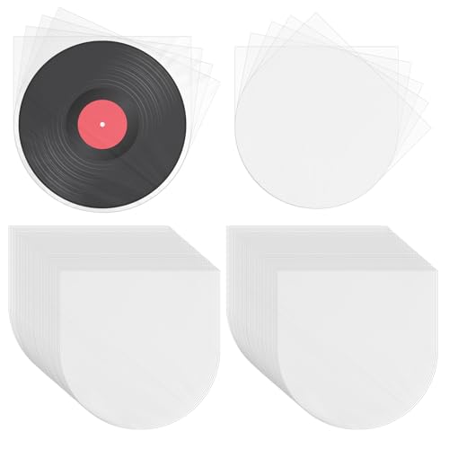 100 Pochettes Antistatiques Pour Disques Vinyles 7 Pouces - Jenngaoo - Protection En Forme De U