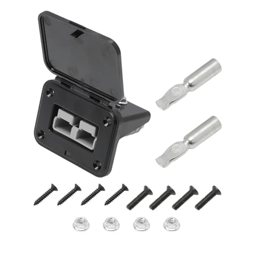 QOYGZ Auto Parts 120 A Flush-Mounted Mounting Frame for Anderson Connectors for Car Motorhome Caravan Motorcycle Boat Solar Systems Auto Parts