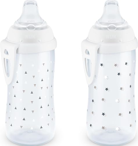 Image of NUK Active Sippy Cup, 10 oz, 2 Pack, 12+ Months, Timeless Collection, Amazon Exclusive
