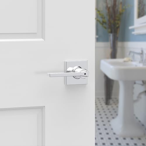 image for Kwikset Casey Hallway Passage and Bed/Bath Privacy Door Handle 2 Pack,