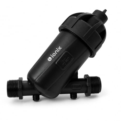 Image of IONIX 1 Inch Y Type Disc Filter for Water Tank | High Efficiency Disc Filtration | BSP Thread Inline Sediment Filter | Dirt, Sand Protection for Home, Irrigation & Pipeline