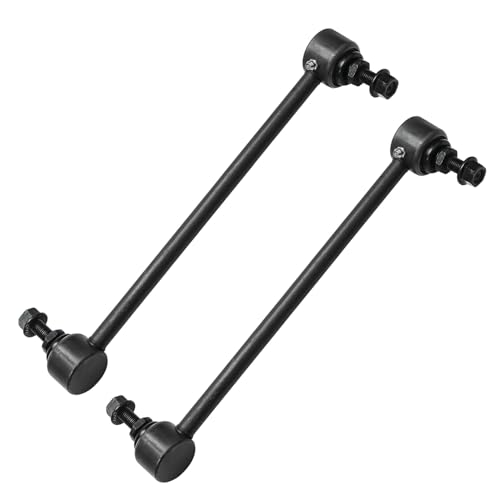 Image of Detroit Axle - 9pc Front Rack and Pinion Kit for Dodge Avenger Chrysler 200 Sebring, Power Steering Rack and Pinion Lower Control Arms Ball Joints Outer Tie Rod Ends Sway Bars Replacement