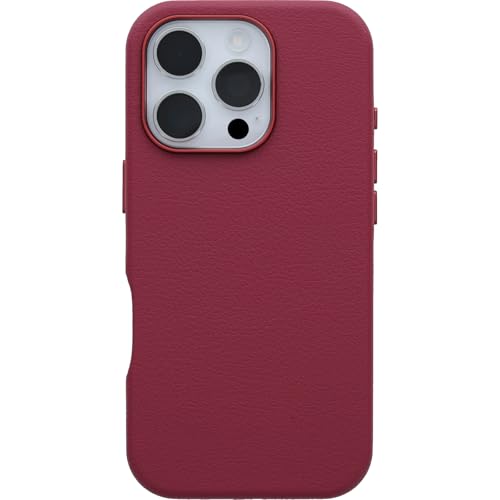 Image of OtterBox iPhone 16 Pro Symmetry Series Cactus Leather for MagSafe - Foxberry Pink