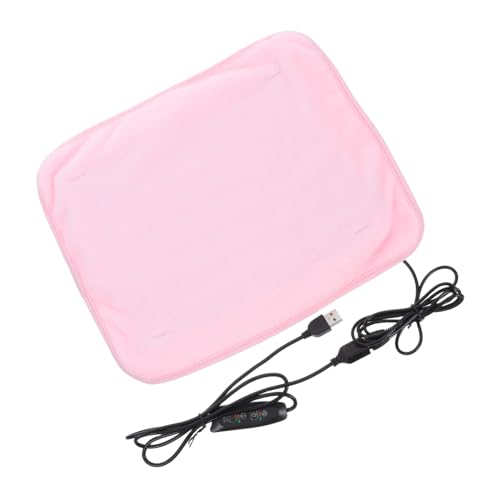 Alfombra Calefactora USB para Mascotas Pequeñas Rosa
