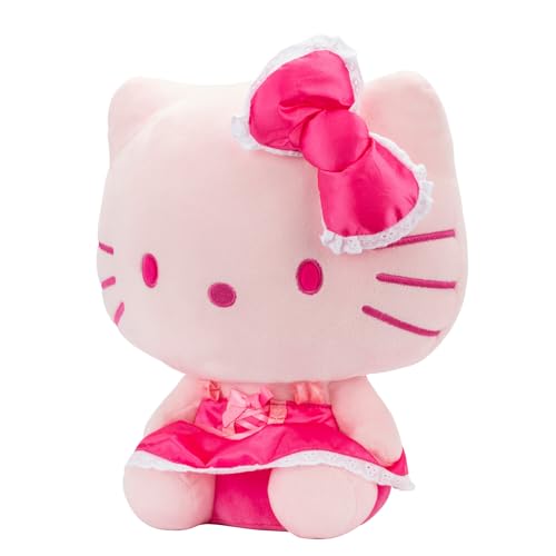 Hello Kitty HKT0242 Hello Kitty 12 Inch Pink Monochrome Plush thumb #1