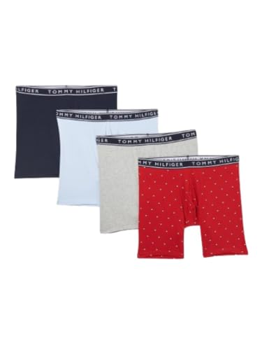 Tommy Hilfiger Men's Cotton Stretch 4-Pack Boxer Brief