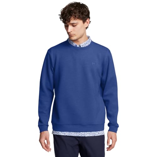 [A_[A[}[] UA Drive Midlayer Crew Tech Blue / / Tech Blue XXL