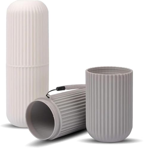 UCRAVO 2 PCS Capsule Shape Travel Toothbrush Case Holder Portable Toothbrush Storage Plastic Toothbrush Holder Random Colour (B0CXDZCQH7) Amazon Price History, Amazon Price Tracker