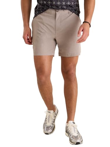 Image of Chubbies Everywear Men's Shorts - Mens Shorts Casual 6in Inseam, Elastic Waist, Water-Resistant, Zipper Pocket