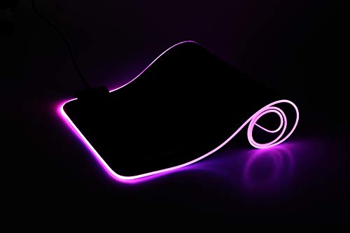 Image of Cosmic Byte Meteoroid RGB Laptop Cooling Pad with 6 Fan Upto 17 inch laptops (Black /Blue) & HyperGiant Speed Type Gaming Mousepad, 900mm x 450mm x 4mm E