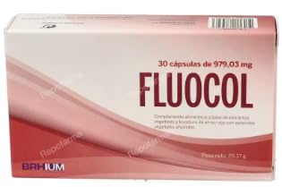 Fluocol Complejo Sinergístico con Levadura Roja de Arroz, Q10 y Resveratrol (30 Cápsulas) – Potente Acción Antioxidante y Protectora Cardiovascular
