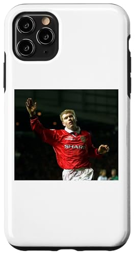 Paul Scholes Man Utd �o�����V�A���[���h�J�b�v �t�b�g�{�[�� 1999 �X�}�z�P�[�X iPhone 11 Pro Max �p