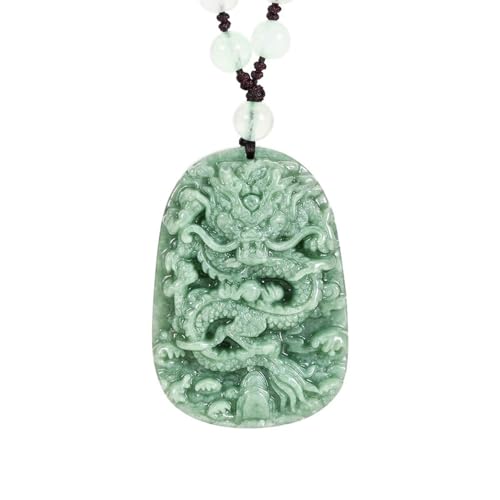Pendentif de collier de jade vert authentique pour retrouver équilibre et style zen