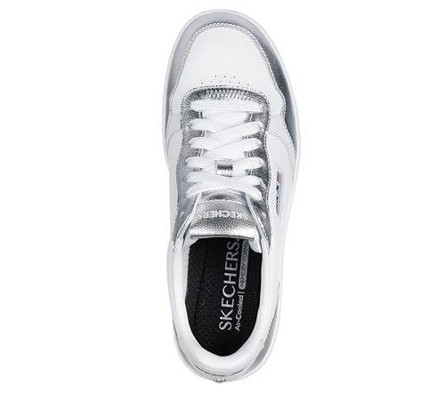 Skechers Women's Sport Court 2.0-Chrome Finish Sneaker3