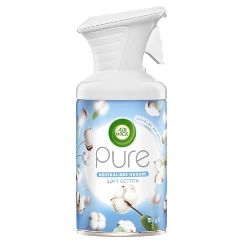 Airwick Air Freshener Room Spray SOFT COTTON 250 ml (Pack of 6)