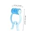 CLISPEED 24pcs Nose Clips for Breathing Training Nosebleed Stopper Clips Nasal Fixing Stoppers Compact and Portable for Home Use