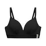 [one nova] 【まるで着けてない着心地】 とにかく楽なノンワイヤーブラ 立体構造 汗トラブル解消 蒸れない 臭わない シルクより柔らかい滑らかい 冷えない 痛くない 敏感肌に 天然由来繊維 メリノウール配合 モダール配合 ヨガ 登山 (JP, 数字サイズ, 2, Black)