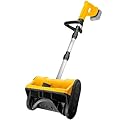 Cordless Electric Snow Shovel Compatible with Dewalt 20V Battery with Brushless Motor, 10-Inch Snow Blower with Directional Plate, Width 12.5'' Depth 6'', 26 FT Throw Distance with Handle (Tool Only)