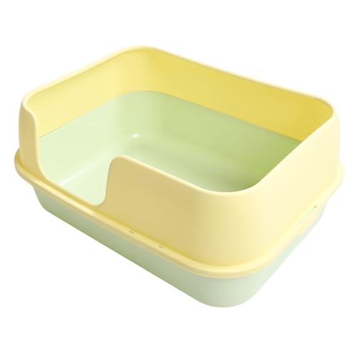 Caja de arena semi cerrada para gatos grandes Zerodis plástico miniatura 2