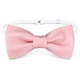 TigerTie les tout-petits enfants N ud papillon pour bébés en rosé - bande élastique 29 jus...