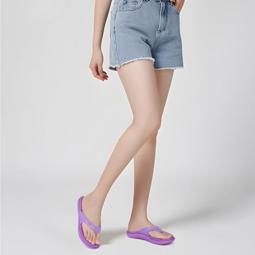 Image of KuaiLu Women's Orthotic Arch Support Flip Flops Yoga Mat Thong Sandals