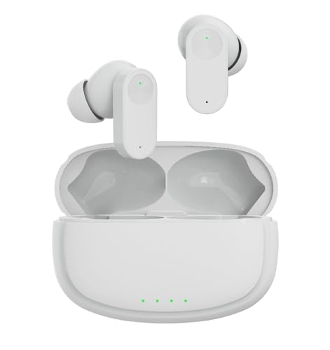 Image of NORD Buds in The Ear Wireless Earbuds | ENC Mic for Crystal-Clear Calls | 30hr Playtime with Type-C Fast Charging | BT5.3 Gaming Bluetooth Earphones | Touch Control Sports Headphone (White)