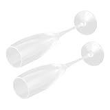 EPIGEIST 2 piezas Copas de Champán de Cristal con Fino de Transparentes para Vino y Bar Casa Diseño Elegante y Ligero para Celebraciones
