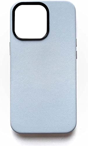 Coque arrière iPhone 13 Mini cuir véritable doublure microfibre GUMMMY gris