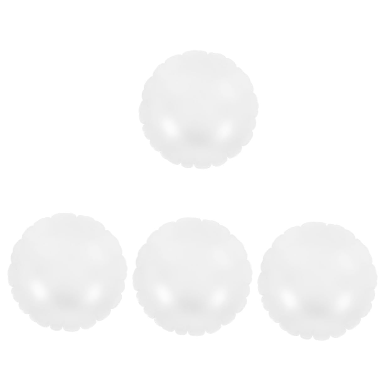 Alipis 4pièces Coussin Gonflable Transparent Coussin De Voyage Portable pour Camping Et Voiture Soutien Ergonomique pour Détente Et Confort