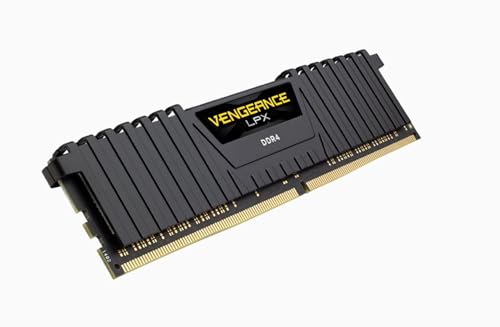 Image of Corsair CMK128GX4M8A2666C16 Vengeance LPX 128GB (8x16GB) DDR4 DRAM 2666MHz (PC4 21300) C16 Memory Kit - Black