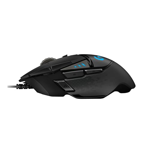 G502 Hero Logitech souris filaire à molette débrayable et poids ajustables USB