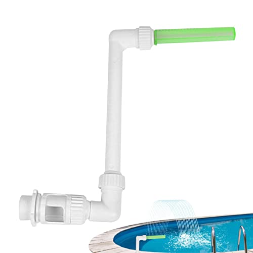 Fonte da Piscina,Spray de fonte de cachoeira iluminada à noite | Decoração de piscina, acessório ao