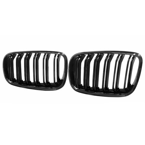 Calandre avant pour BMW X5 X6 E70 2007-2014 à double lamelles - 2