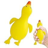 Duck Toy- Colorful Duck Squishy- Cute Du-CK Toys for Kids | Animal Fidget Toy Squeeze Du-CK Shape Kneading Ornaments Mini Animals Cat Easter or Ki-DS Adults