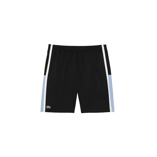 Image of Lacoste Men's Lightweight Colour-Block Stripe Tennis Shorts
