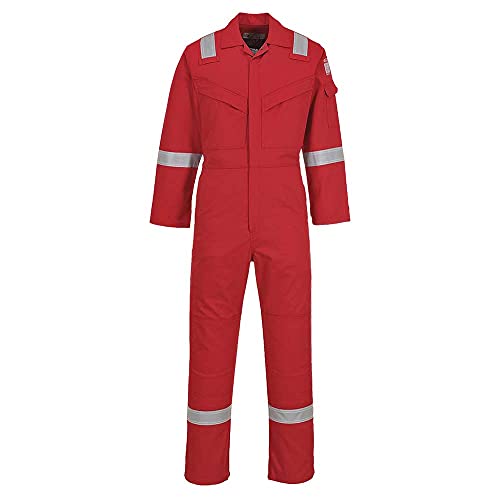 Combinaison FR Aberdeen Portwest rouge taille 41 contre les risques d'exposition thermique