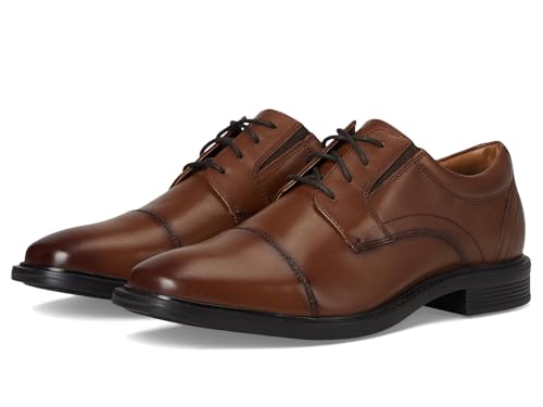 Nunn Bush Men's Stark Cap Toe Oxford Leather Business Formal Derby Dress Casual Lace-up