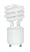 Satco S8201 9 Watt (40 Watt) 500 Lumens Mini Spiral CFL Soft White 2700K GU24 Base Light Bulb