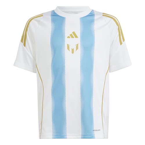 adidas Camiseta de fútbol MESSI TR JSY Y para niños, 7-8 años, color blanco