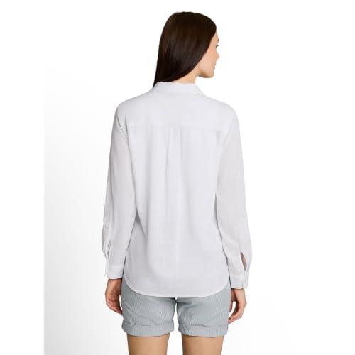 Tom Tailor Damen 1035247 Bluse, 20000-White, 46 – Ansicht 2