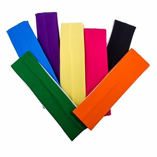 Head Band For Facial, Yoga, Workout, For Women And Girls, Multicolour, 15 Gram, Pack Of 5, Random Color-image-39