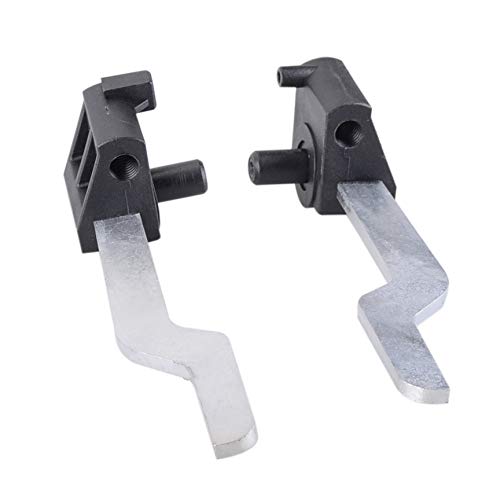 Image of A Pair Top Lock Latch Lever Repair Kit RH LH Replacement for E46 325Ci 330Ci M3 2000-2006 Convertible Models Only Left and Right (silver black)