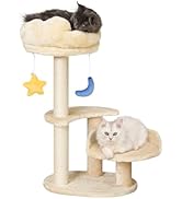 Amazon | Meecal 仔猫用 キャットタワー ミニ 雲型デザイン (6ヶ月以下