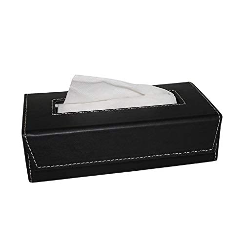 AUTO MT Car Dashboard Tissue Holder Box with Free Tissues - Black